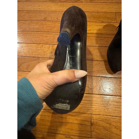 Prada suede brown platform boots 35.5 us 5.5 (bota1500 - Picture 7 of 7